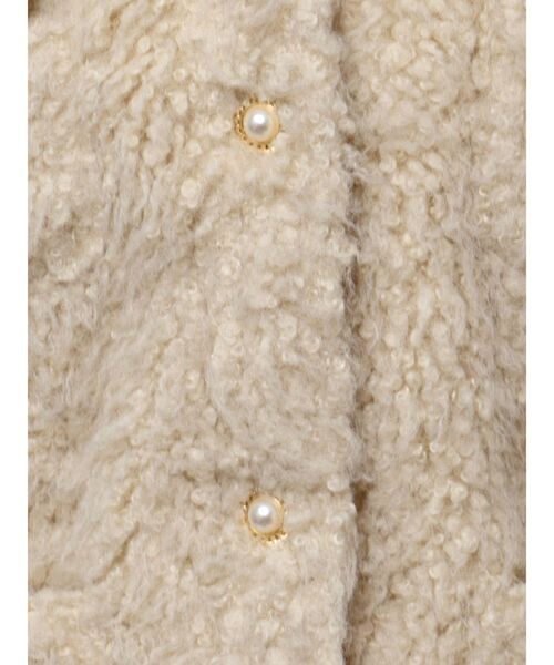 MANY RIBBON LOOP FUR BLOUSON/メニーリボンループファー