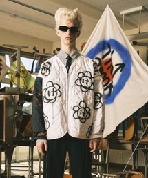amok アモク 24AW 日本製 GUERNIKA QUILTING BLOUSON ゲルニカ キルティングブルゾン 242031 L WHITE 2WAY ベスト ジャケット アウター【中古】【amok】 amok アモク 24AW 日本製 GUERNIKA QUILTING BLOUSON ゲルニカ
