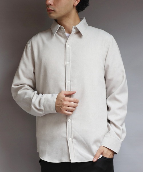 ８(eight)（エイト）の「日本製接触冷感レギュラーカラーシャツ（シャツ/ブラウス・メンズ・グレー系その他/ブルー/ネイビー/ホワイト・MEDIUM/X-LARGE/LARGE）」の15枚目の写真