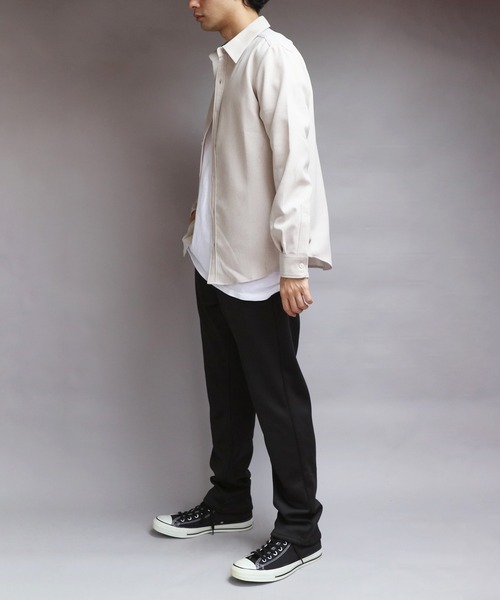 ８(eight)（エイト）の「日本製接触冷感レギュラーカラーシャツ（シャツ/ブラウス・メンズ・グレー系その他/ブルー/ネイビー/ホワイト・MEDIUM/X-LARGE/LARGE）」の16枚目の写真