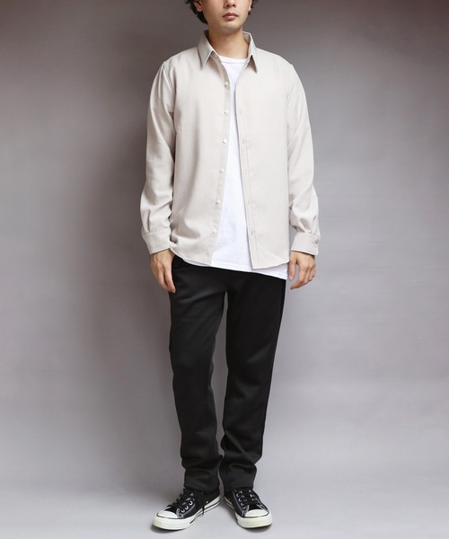 ８(eight)（エイト）の「日本製接触冷感レギュラーカラーシャツ（シャツ/ブラウス・メンズ・グレー系その他/ブルー/ネイビー/ホワイト・MEDIUM/X-LARGE/LARGE）」の17枚目の写真