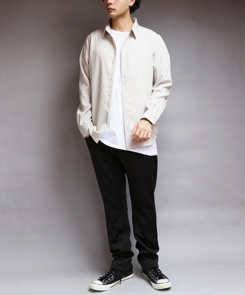 ８(eight)（エイト）の「日本製接触冷感レギュラーカラーシャツ（シャツ/ブラウス・メンズ・グレー系その他/ブルー/ネイビー/ホワイト・MEDIUM/X-LARGE/LARGE）」の19枚目の写真