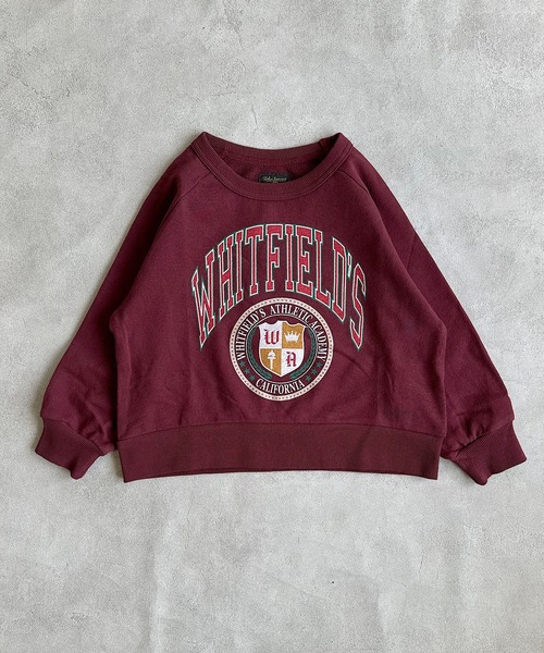 Life Support Products（ライフサポートプロダクツ）の「スウェード裏毛ラグランカレッジトレーナー（スウェット・キッズ・ネイビー/オフホワイト/杢グレー/グリーン/ワインレッド/ベージュ・120/110/100/130/90/80/150/140/95）」の20枚目の写真