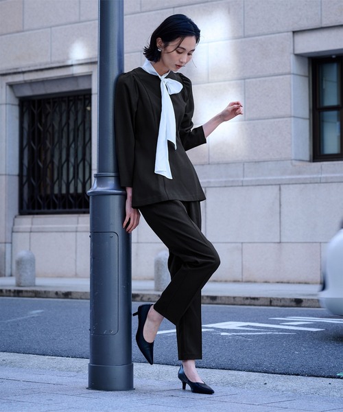 1タックセンタープレステーパードパンツ(その他パンツ)|ur's(ユアーズ) 1タックセンタープレステーパードパンツ(その他パンツ)|ur's(ユアーズ)