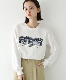  【HER CLOSET】WEB限定coffeeフォトロゴロンT WEB LIMITED COFFEE PHOTO LOGO LONG TEE