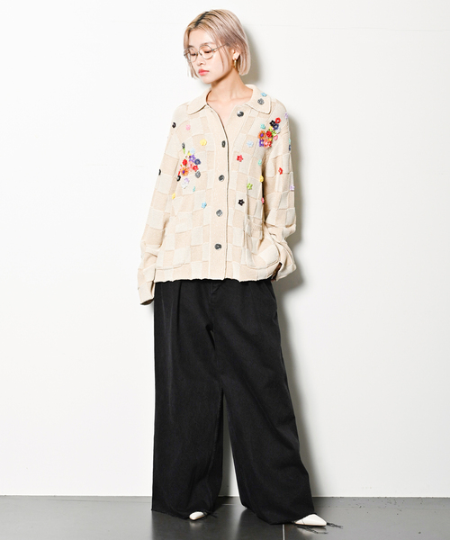 CITYSHOP（シティーショップ）の「YANYAN PLAITED CHECK OVERSIZED