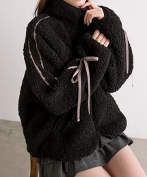 OLIVE des OLIVE | 【SNSで話題の！】袖リボンボアブルゾン(ブルゾン)