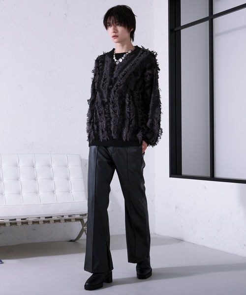 セール】サイドジップフレアパンツ/SETUP対応（その他パンツ）｜Ellno