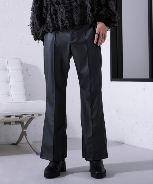 セール】サイドジップフレアパンツ/SETUP対応（その他パンツ）｜Ellno