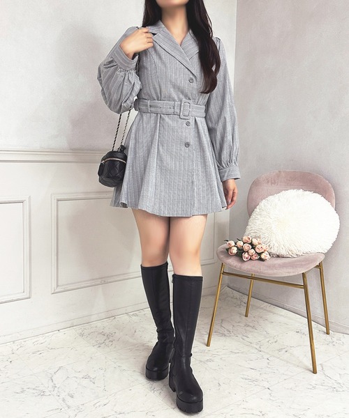 apres jour　ツイードショートジャケット　ミニワンピース　2点セット apres jour ツイードショートジャケット ミニワンピースセット