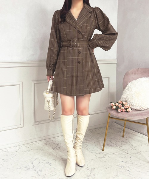 セール】アソートジャケットミニワンピース【ZOZOTOWN限定アイテム