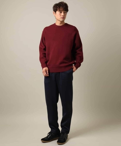 a.v.v（アーヴェヴェ）の「【洗濯機で洗える】ヘリンボーン柄イージーパンツ(セットアップ可）（その他パンツ・メンズ・チャコールグレー/ネイビー・46/48/44/50）」の3枚目の写真