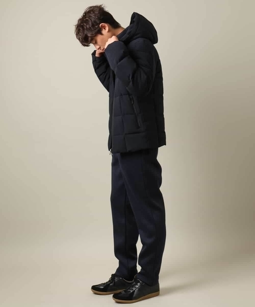 a.v.v（アーヴェヴェ）の「【洗濯機で洗える】ヘリンボーン柄イージーパンツ(セットアップ可）（その他パンツ・メンズ・チャコールグレー/ネイビー・46/48/44/50）」の8枚目の写真