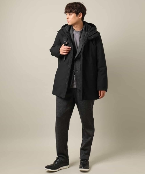 a.v.v（アーヴェヴェ）の「【洗濯機で洗える】ヘリンボーン柄イージーパンツ(セットアップ可）（その他パンツ・メンズ・チャコールグレー/ネイビー・46/48/44/50）」の20枚目の写真