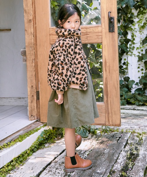 ikka（イッカ）の「フクレジャガードドッキングワンピース（120~160cm）（ジャンパースカート・キッズ・ブラック/オリーブ・120/130/140/150/160）」の15枚目の写真