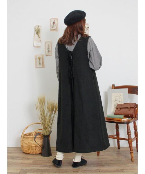 Samansa Mos2（サマンサ モスモス）の「【帯電防止】前後2WAYリボン