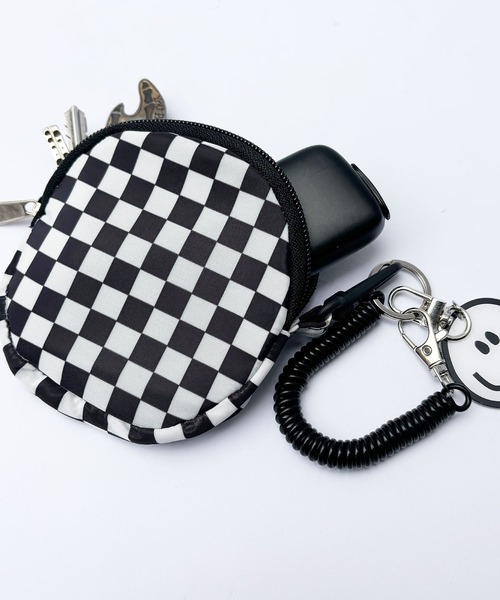 Port（ポート）の「チェッカー柄 スマイル スモール コインケース（コインケース・メンズ・その他/その他1・FREE）」の2枚目の写真