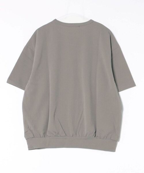 ARCHIVER(アーカイバ)の「【Bl】【Bling Leads】梨地 オーバーサイズクルーネックTシャツ(Tシャツ/カットソー・メンズ・グレイッシュベージュ/チャコールグレー/オフホワイト・MEDIUM/LARGE)」の4枚目の写真