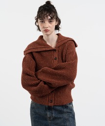 ELOOPS（イーループス）の「【ELOOPS】アシメトリーフロントカーディガン（カーディガン/ボレロ）」