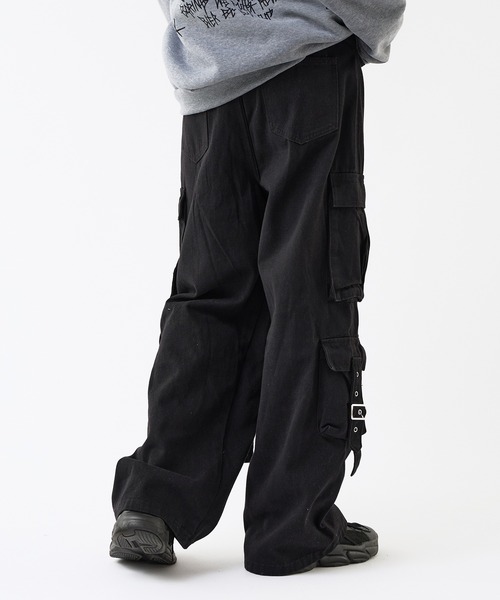 カーゴパンツ ポケット ワイドレッグ アメリカン ルーズ クール CALIFORNIA OUTFITTERS カーゴパンツ 3-9E33 斜めポケット