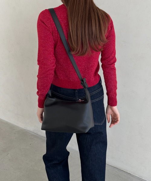 MYMOOD.(マイムード)の「【長さ調整可】PUハンドバッグ(ハンドバッグ・レディース・グレイッシュベージュ/ブラック/ホワイト・FREE)」の15枚目の写真