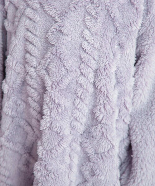 BRANSHES（ブランシェス）の「ボアワンピース（ワンピース・キッズ・ピンクベージュ/ラベンダー/ブラウン・130/120/110/90/80/100/140/150）」の19枚目の写真