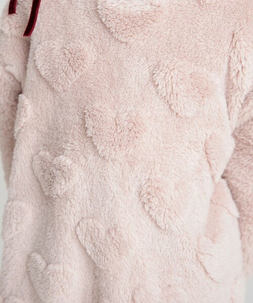 BRANSHES（ブランシェス）の「ボアワンピース（ワンピース・キッズ・ピンクベージュ/ラベンダー/ブラウン・130/120/110/90/80/100/140/150）」の11枚目の写真