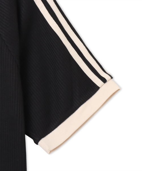 adidas(アディダス)の「adidas WAFFLE SHORT SLEEVE POLO / アディダス ワッフル ショート スリーブ ポロ【SP】(ポロシャツ・メンズ・ブラック・XS/XXL/XL/L/M/S)」の5枚目の写真