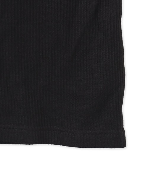 adidas(アディダス)の「adidas WAFFLE SHORT SLEEVE POLO / アディダス ワッフル ショート スリーブ ポロ【SP】(ポロシャツ・メンズ・ブラック・XS/XXL/XL/L/M/S)」の7枚目の写真