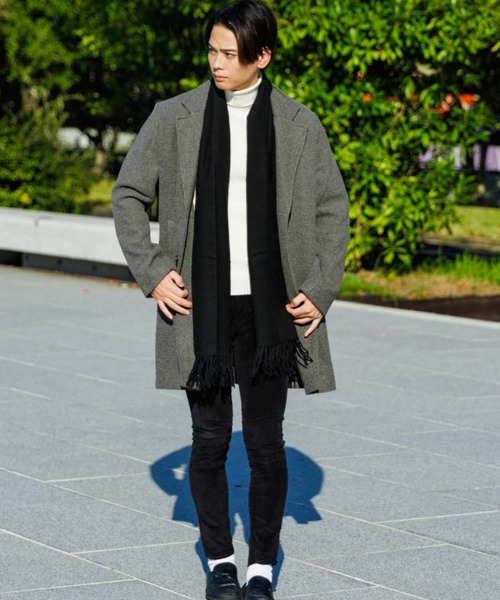 REBALANCE(リバランス)の「チェスターコート メンズ(チェスターコート・メンズ・グレー/ブラック・SMALL/X-LARGE/LARGE/MEDIUM)」の20枚目の写真