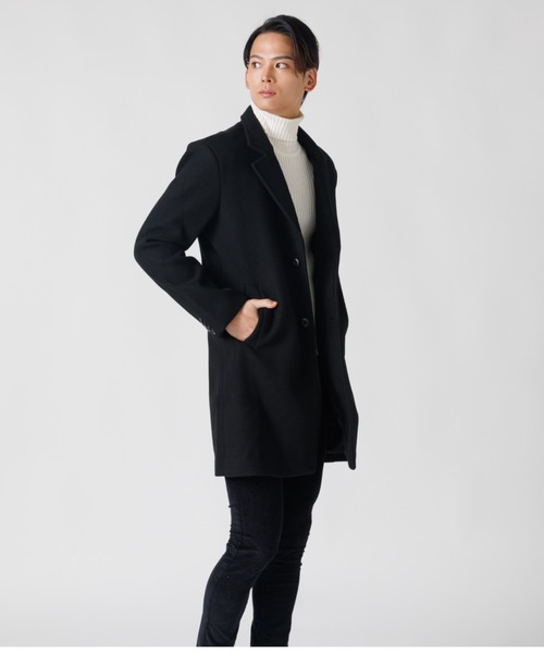 REBALANCE(リバランス)の「チェスターコート メンズ(チェスターコート・メンズ・グレー/ブラック・SMALL/X-LARGE/LARGE/MEDIUM)」の6枚目の写真