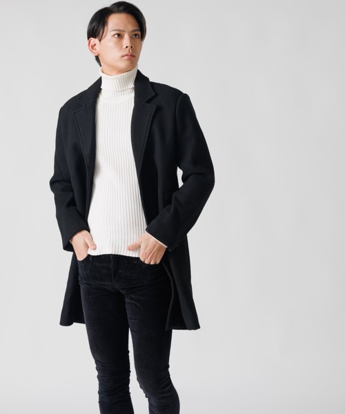 REBALANCE(リバランス)の「チェスターコート メンズ(チェスターコート・メンズ・グレー/ブラック・SMALL/X-LARGE/LARGE/MEDIUM)」の5枚目の写真