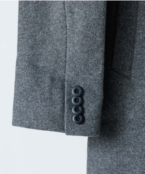 REBALANCE(リバランス)の「チェスターコート メンズ(チェスターコート・メンズ・グレー/ブラック・SMALL/X-LARGE/LARGE/MEDIUM)」の18枚目の写真