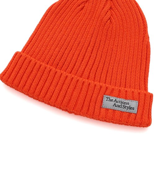 BREEZE(ブリーズ)の「カラバリニットキャップ(ニットキャップ/ビーニー・キッズ・ブルー/ライム/チャコール/オレンジ・50/54/58)」の6枚目の写真