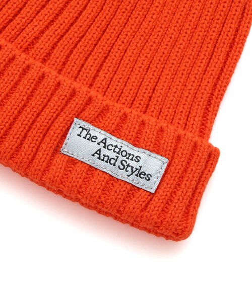 BREEZE(ブリーズ)の「カラバリニットキャップ(ニットキャップ/ビーニー・キッズ・ブルー/ライム/チャコール/オレンジ・50/54/58)」の7枚目の写真