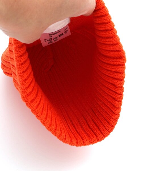 BREEZE(ブリーズ)の「カラバリニットキャップ(ニットキャップ/ビーニー・キッズ・ブルー/ライム/チャコール/オレンジ・50/54/58)」の8枚目の写真