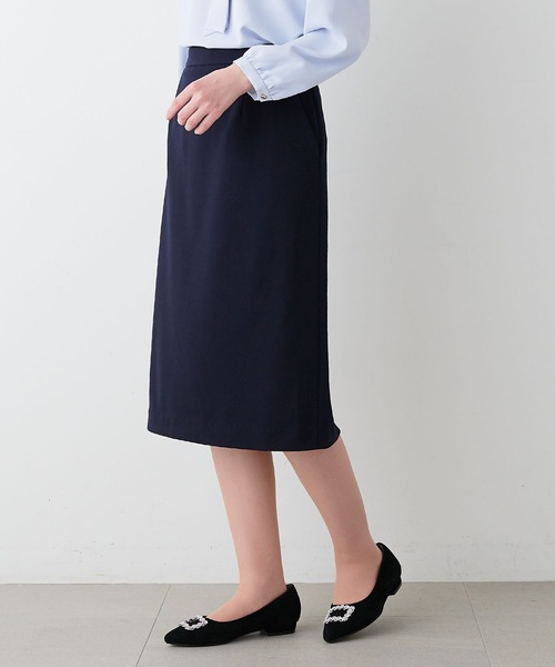 anyfee（エニフィー）の「【anyfee】セミタイトスカート/セレモニー オケージョン オフィス（上下別売り）（スーツスカート・レディース・ブラック/グレー/ベージュ/ネイビー・LL/3L/4L/5L）」の15枚目の写真