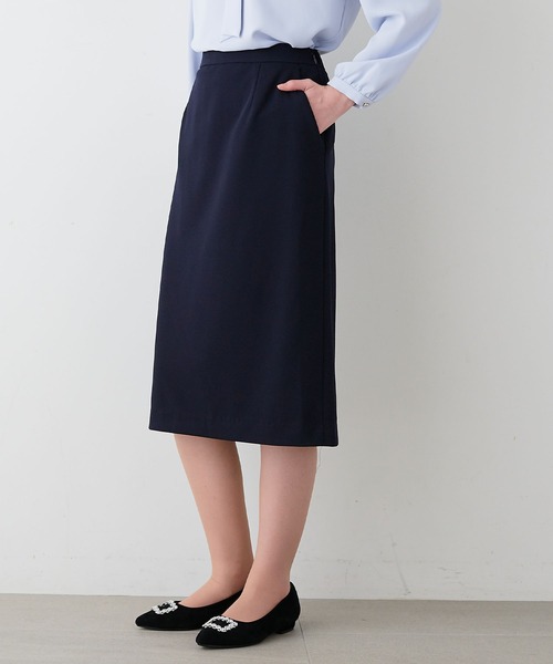 anyfee（エニフィー）の「【anyfee】セミタイトスカート/セレモニー オケージョン オフィス（上下別売り）（スーツスカート・レディース・ブラック/グレー/ベージュ/ネイビー・LL/3L/4L/5L）」の14枚目の写真