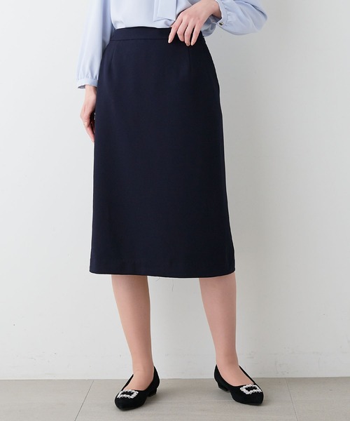 anyfee（エニフィー）の「【anyfee】セミタイトスカート/セレモニー オケージョン オフィス（上下別売り）（スーツスカート・レディース・ブラック/グレー/ベージュ/ネイビー・LL/3L/4L/5L）」の12枚目の写真