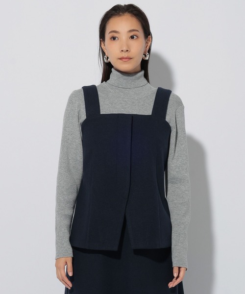 Elura(エルーラ)の「<セットアップ対応> ウールライクキャミソール/253267(キャミソール・レディース・ネイビー/カーキ・FREE)」の6枚目の写真