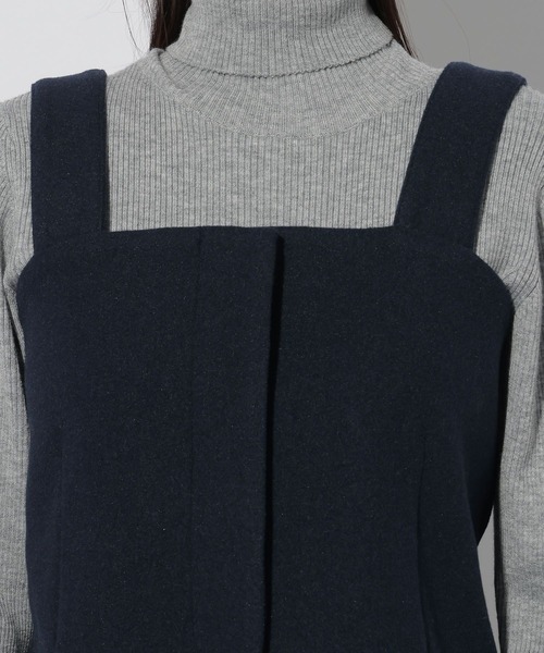 Elura(エルーラ)の「<セットアップ対応> ウールライクキャミソール/253267(キャミソール・レディース・ネイビー/カーキ・FREE)」の3枚目の写真