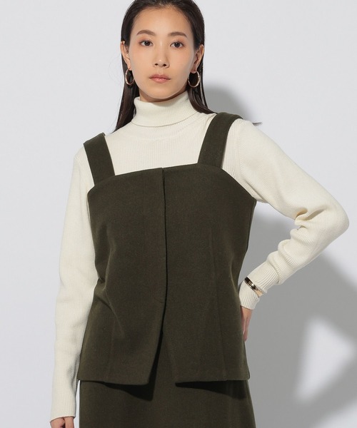 Elura(エルーラ)の「<セットアップ対応> ウールライクキャミソール/253267(キャミソール・レディース・ネイビー/カーキ・FREE)」の8枚目の写真