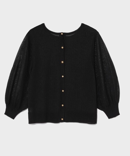 GRACE CLASS（グレースクラス）の「ラメシアーニットトップ（ニット/セーター・レディース・ブラック/ホワイト/グレー・36）」の15枚目の写真