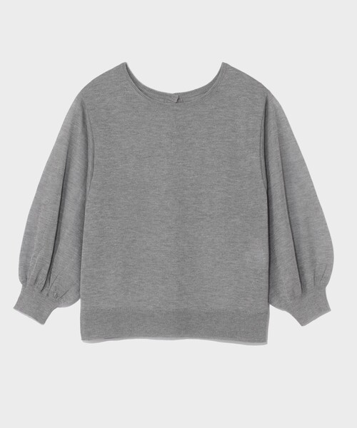 GRACE CLASS（グレースクラス）の「ラメシアーニットトップ（ニット/セーター・レディース・ブラック/ホワイト/グレー・36）」の6枚目の写真