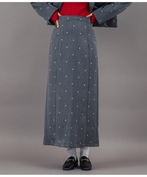 Settimissimo（セッティミッシモ）の「ツイル フロント パールライク ロングスカート（スカート）」