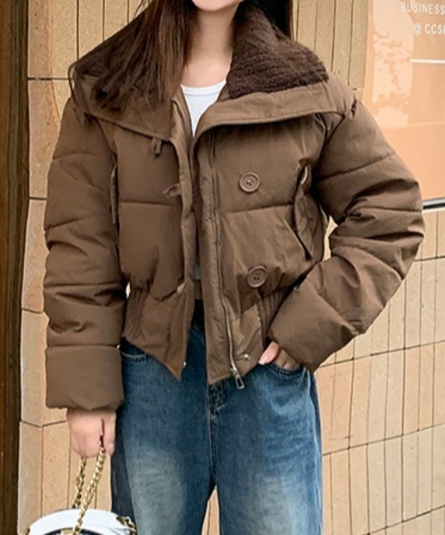 Neck boa down jacket（ダウンジャケット/コート）｜Vipoa（ヴィポア） 5,264円