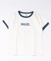 X-GIRL/エックスガール LOGO S/S RINGER CLASSIC T Tシャツ 105251011031