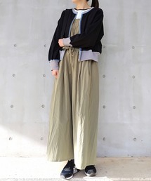 Q | ウエストギャザーサロペット(サロペット/オーバーオール)