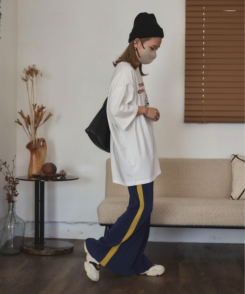 feepur by saya(フェピュールバイサヤ)の「SURFルーズTee(Tシャツ/カットソー・レディース・ライトグレー/ライトグレー系/ホワイト/ホワイト系・MEDIUM)」の14枚目の写真