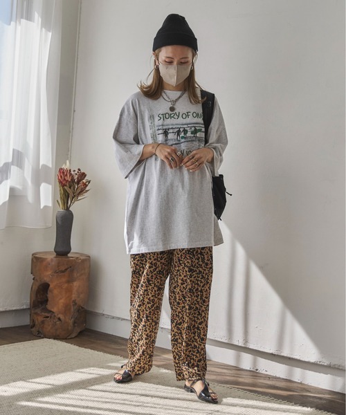 feepur by saya(フェピュールバイサヤ)の「SURFルーズTee(Tシャツ/カットソー・レディース・ライトグレー/ライトグレー系/ホワイト/ホワイト系・MEDIUM)」の18枚目の写真